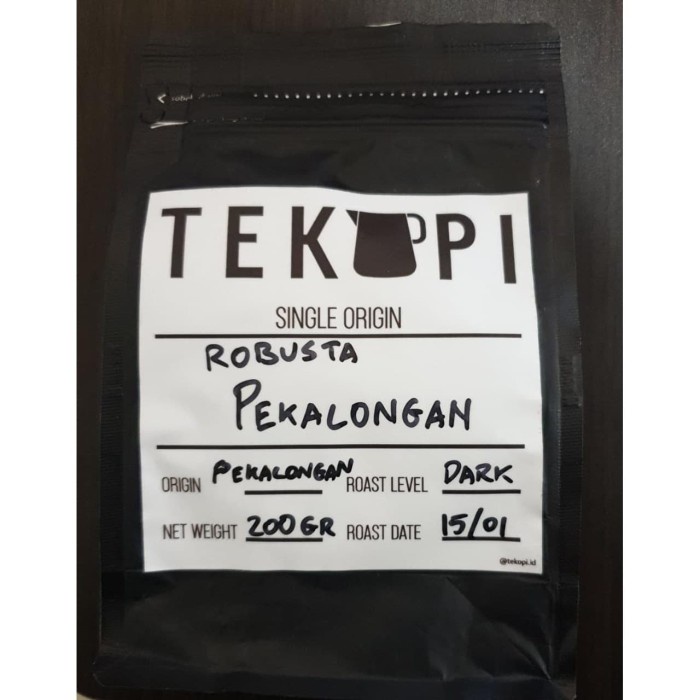 

Baru Kopi Robusta Pekalongan 200g Biji TEKOPI Robusta Coffee Beans Limited