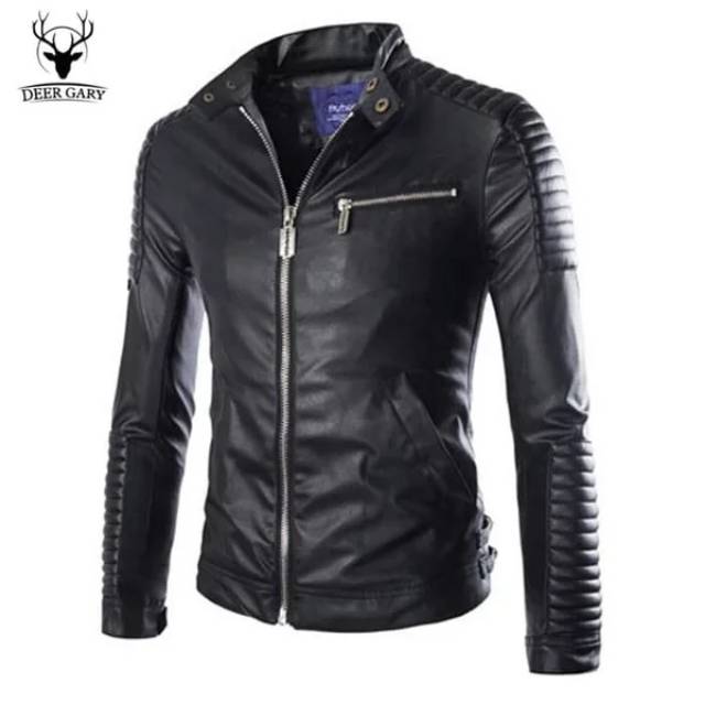 Jeket pria semi kulit