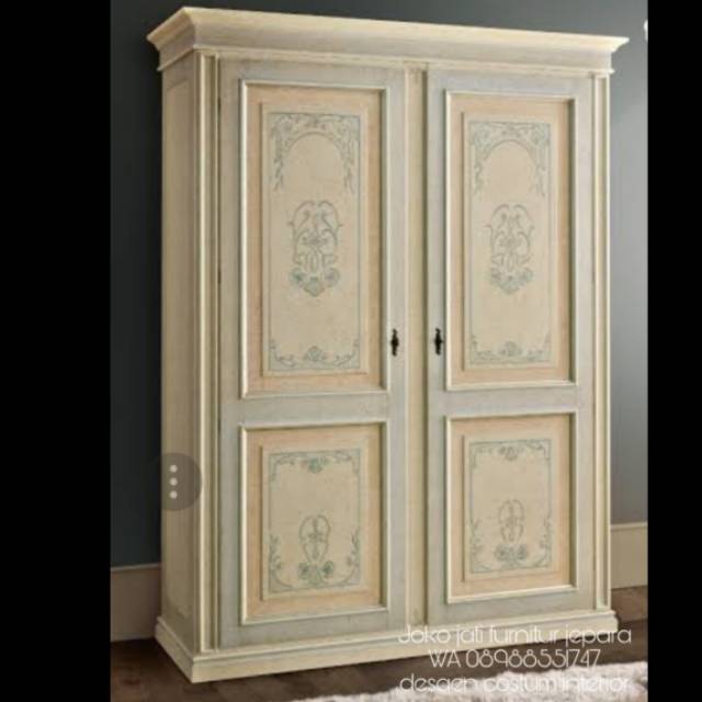 Lemari pakaian cat Duco(lemari 2pintu)
