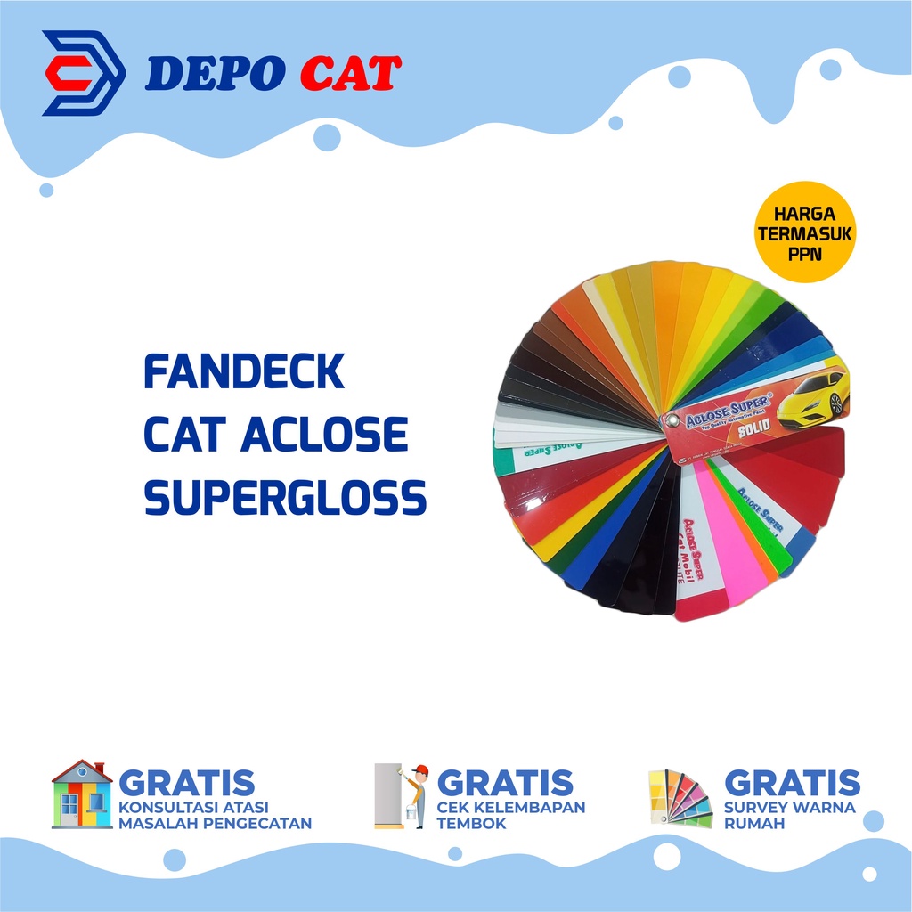 

Kartu Warna / Fandeck Cat Aclose Supergloss