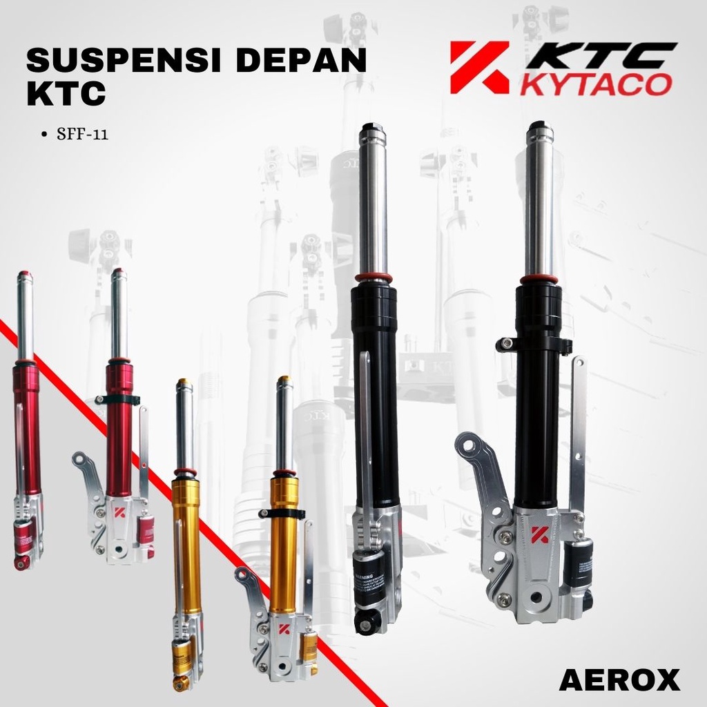 As Shock + Tabung Suspensi shock depan AEROX Sff-11 Ktc kytaco KYTA