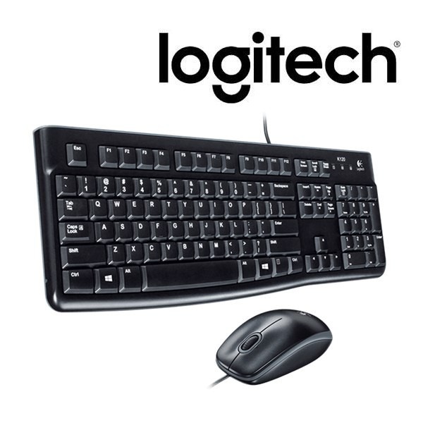 Logitech - MK120 Combo Desktop