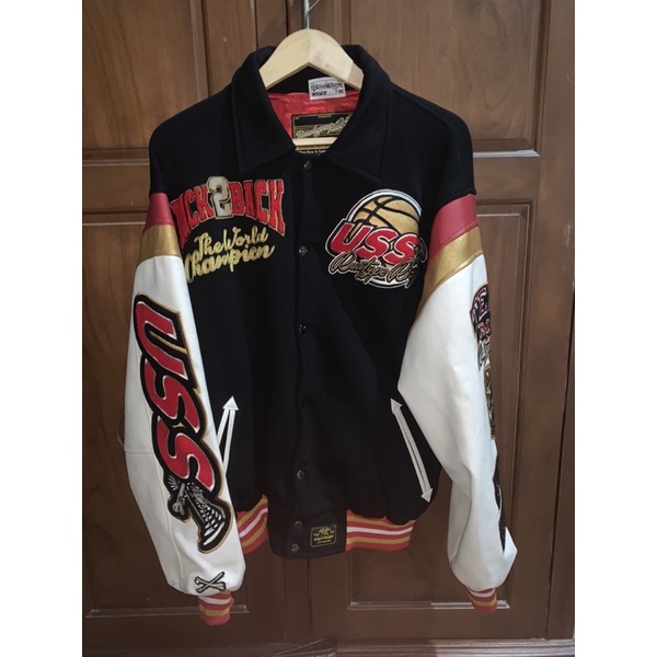 rawtype riot USS varsity jacket