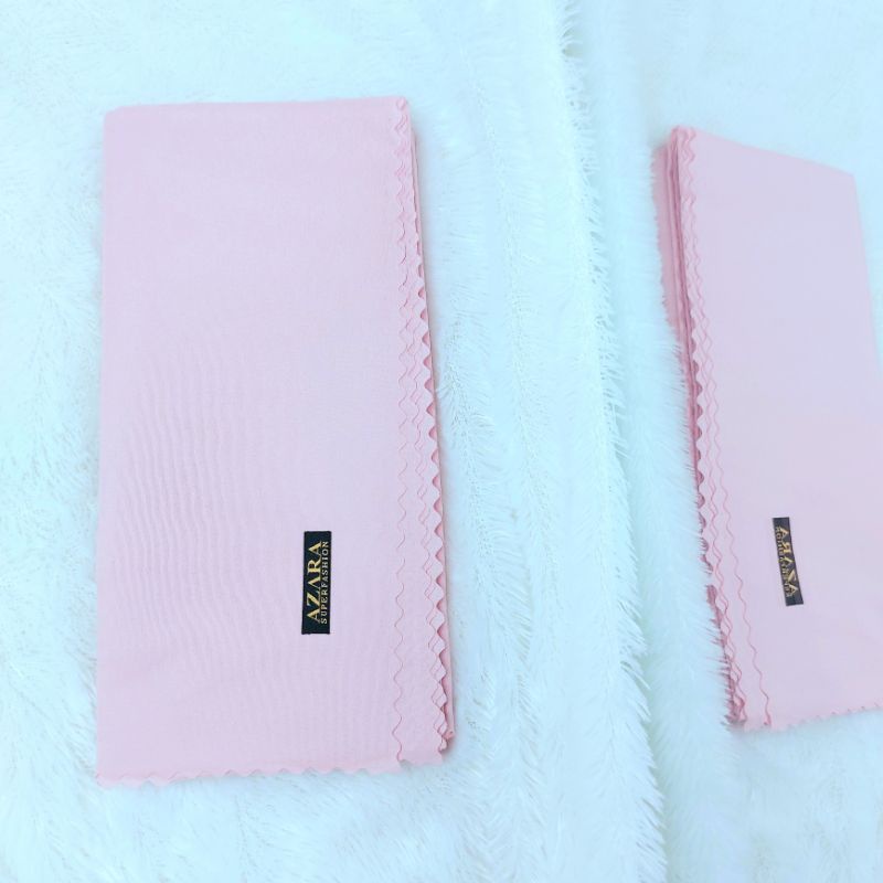 HIJAB SEGIEMPAT AZARA OSKARA-Baby pink