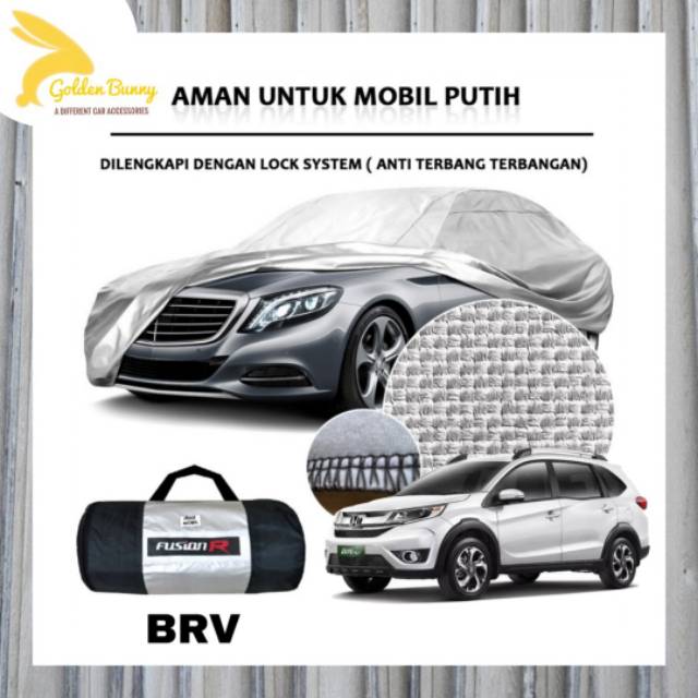Cover Mobil Putih BRV / Sarung Mobil Putih BRV / Body Cover Mobil BRV