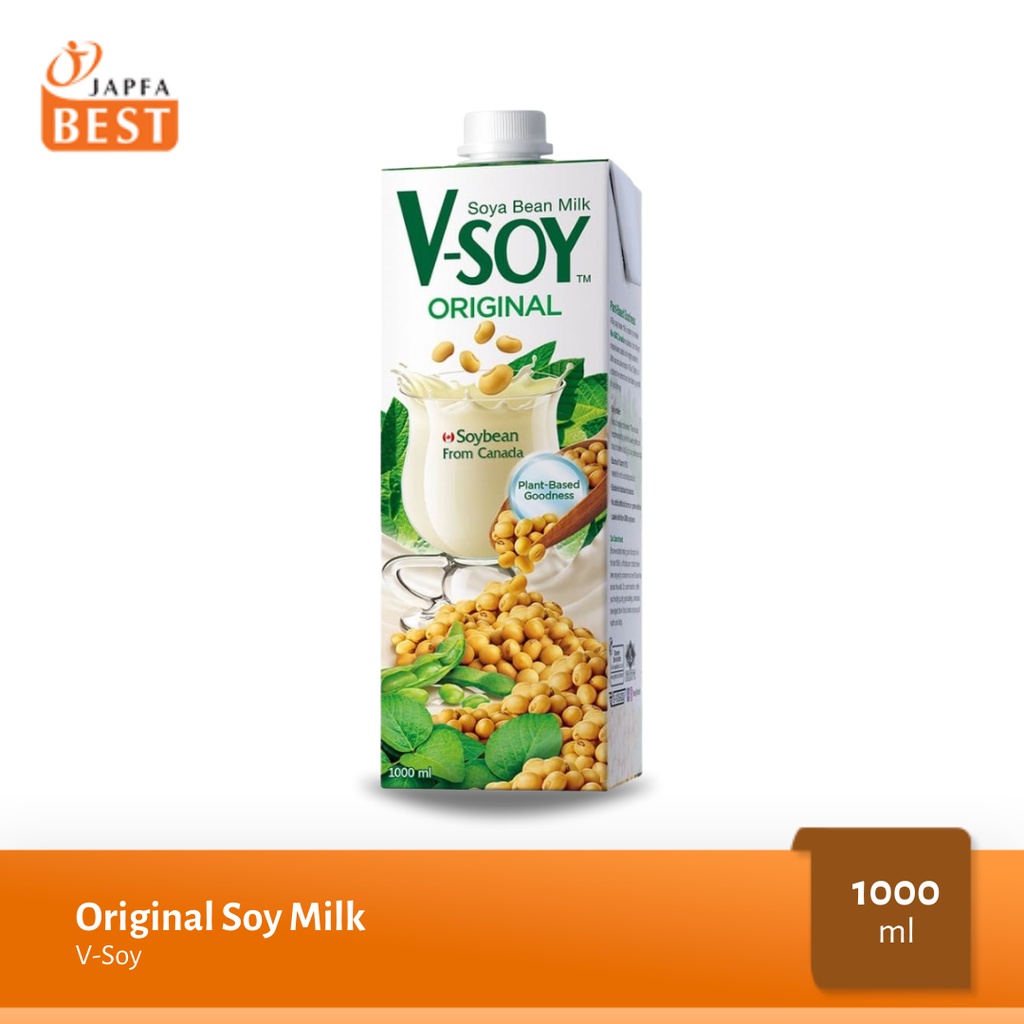 Original Soy Milk V-Soy / Susu Kedelai V-Soy 1 L / 1 Liter