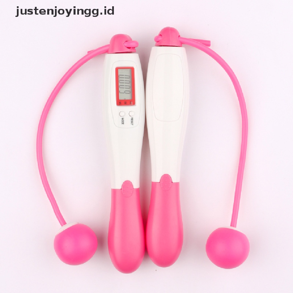 (justenjoyingg.id) 1pc Tali Skipping Digital Wireless Untuk Latihan Fitness