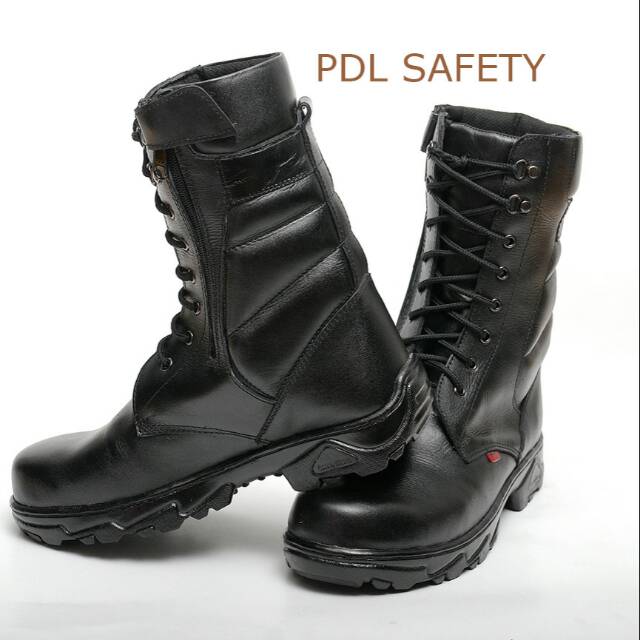 Sepatu pdl DINAS safety kulit BERKUALITAS