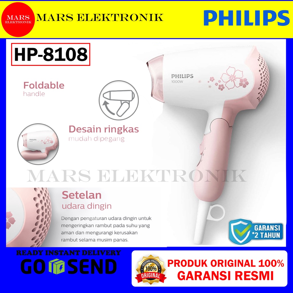 HAIR DRYER PHILIPS HP-8108 / PENGERING RAMBUT / PHILIPS  DRYCARE / HAIR DRYER / PENGERING RAMBUT / H