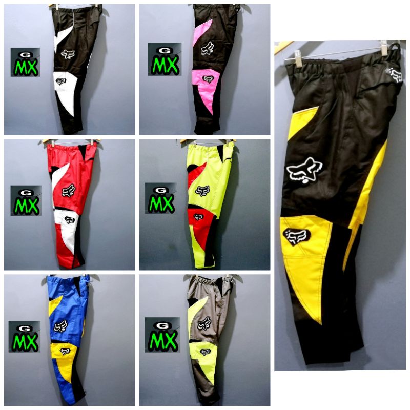 CELANA TRAIL MOTOCROSS TRABAS GRASSTRACK FOX LOKAL