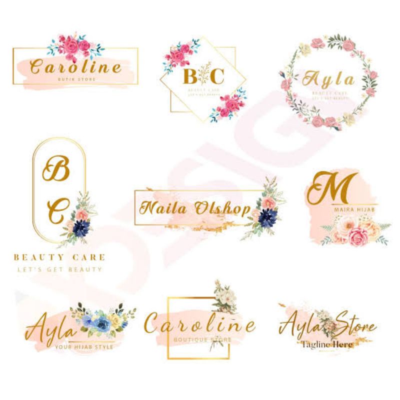 brand olshop murah logo murah nama toko