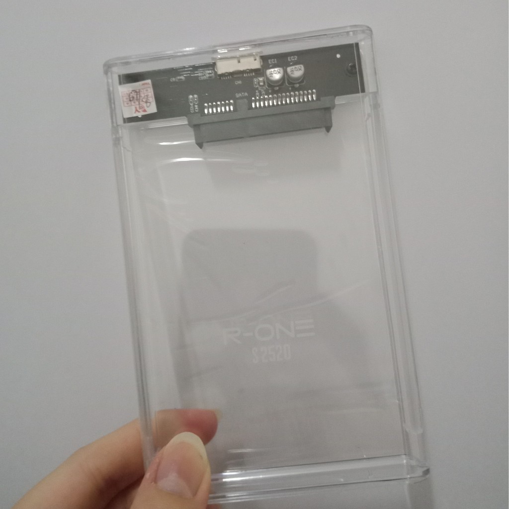 EXTERNAL CASE HDD 3.0 TRANSPARAN 2.5 R-ONE