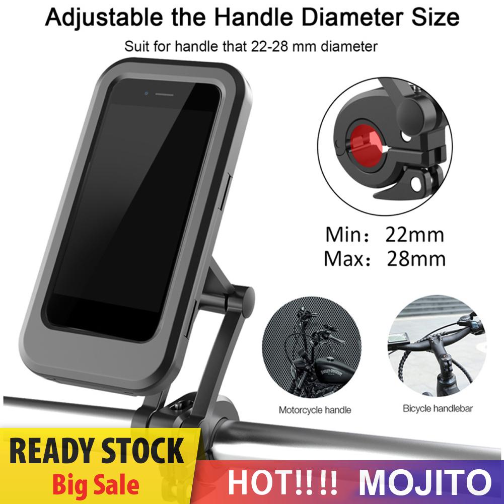 Bracket Holder Handphone Anti Air Dapat Berputar 360 Derajat Untuk Sepeda