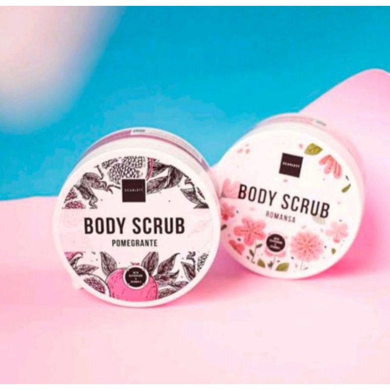 Scarlett whitening body scrub