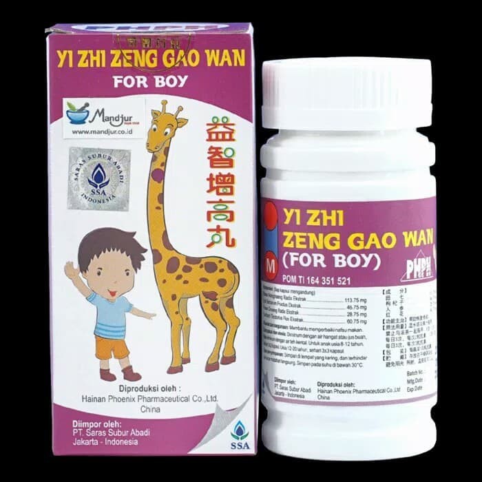 Dijual Grow up pill for boy  Yi Zhi Zeng Gao Wan pill pertumbuhan untuk cowok HST2304 Diskon