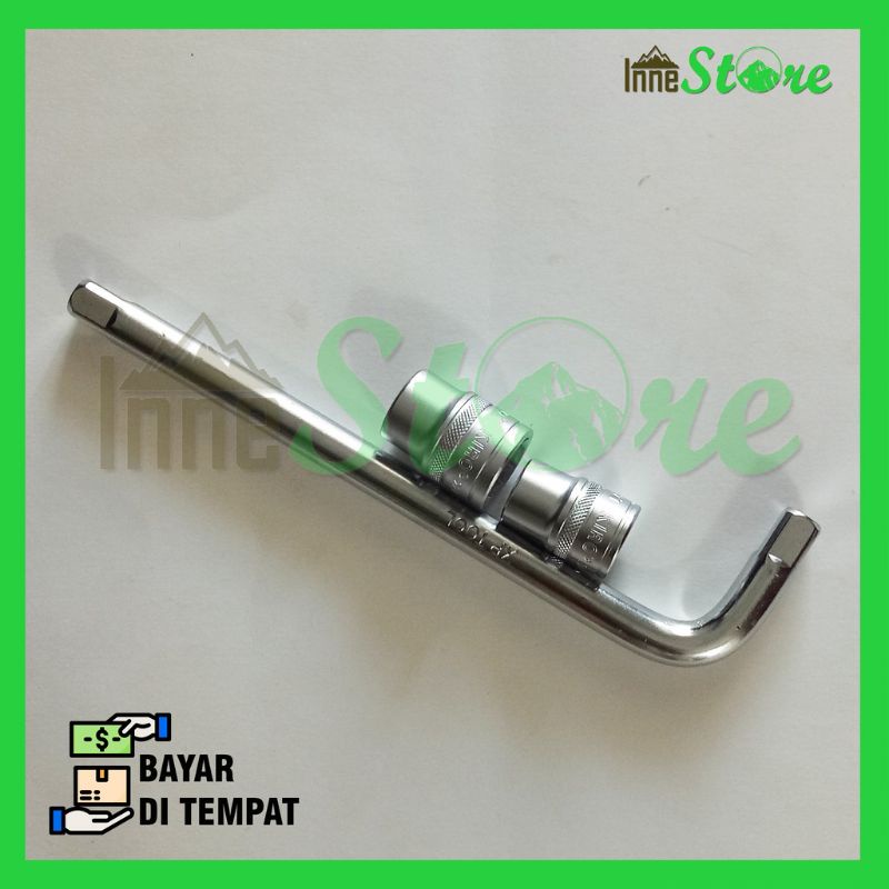 Kunci CVT Tekiro Sok Set 12mm 17mm + Gagang Shock L XP Tool
