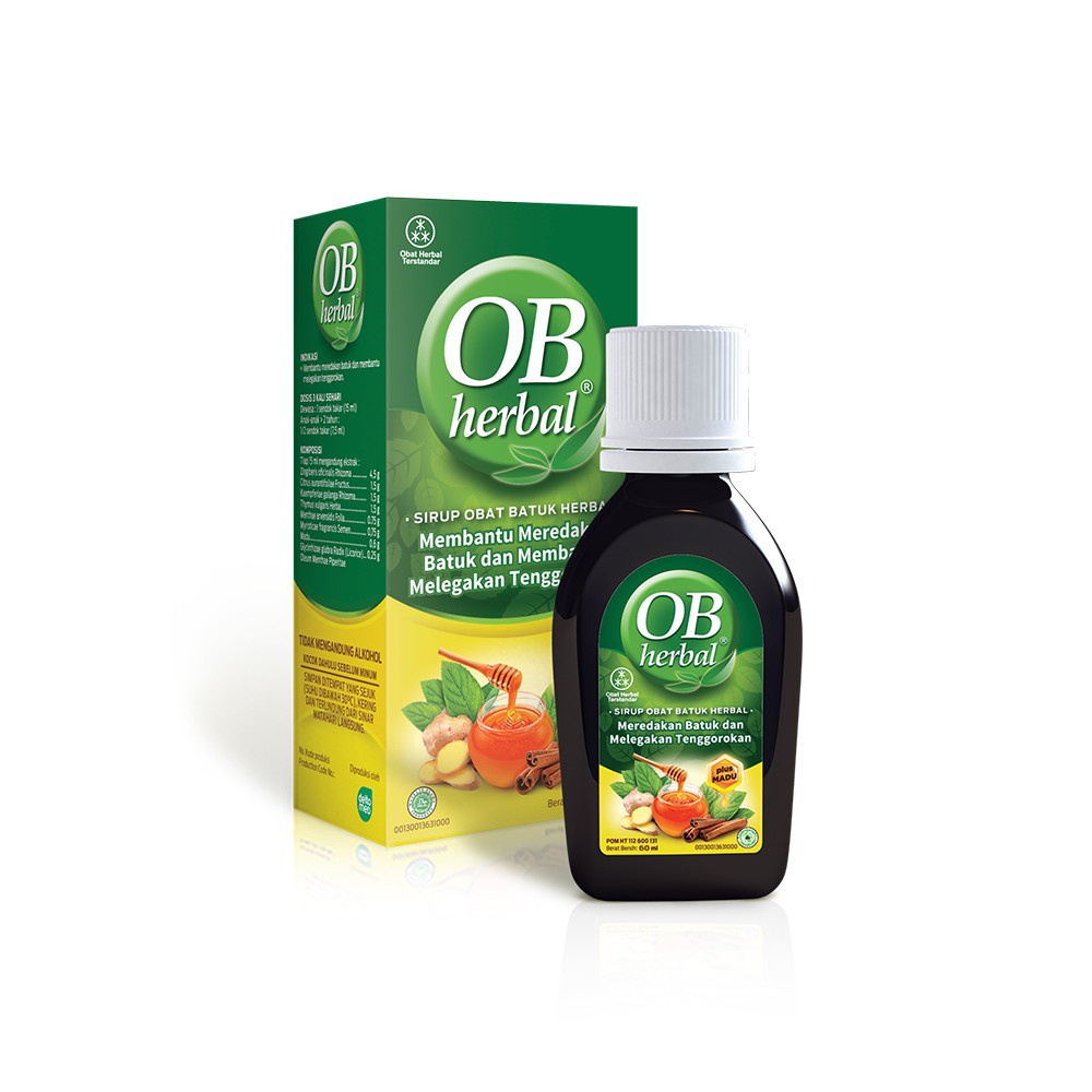 

OB Herbal 60 ML - Meredakan Batuk dan Menghangatkan Tenggorokan