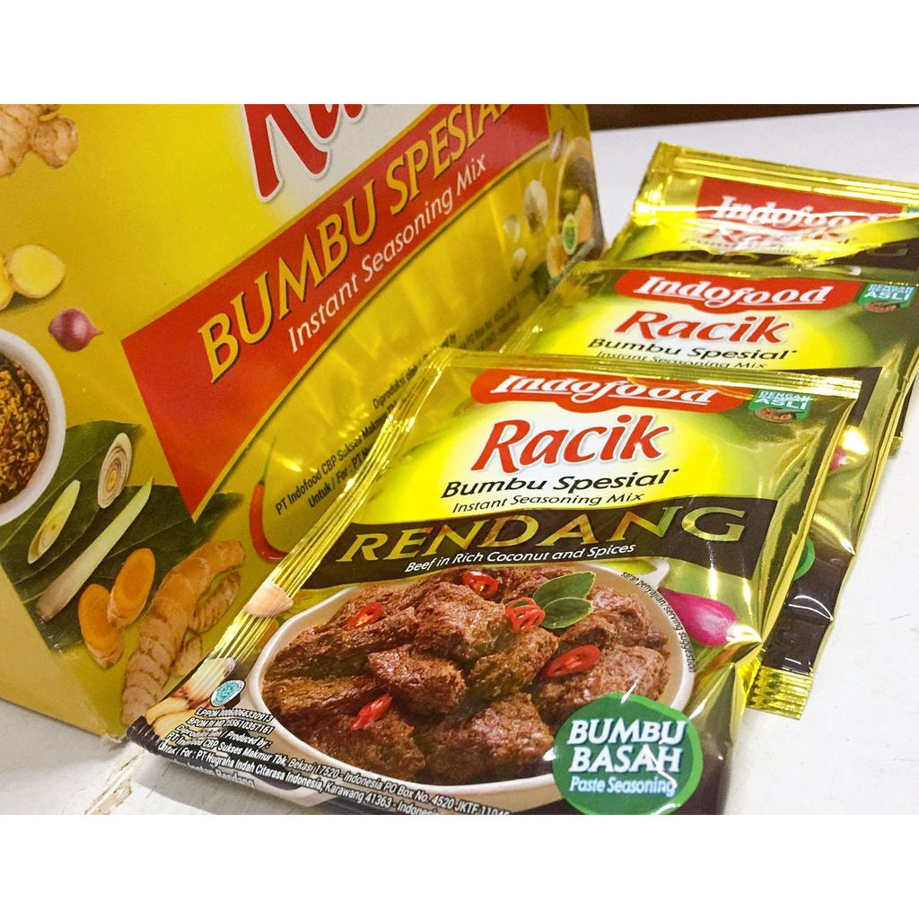 Bumbu Racik Spesial Indofood - Bumbu Basah | Rendang Rawon Kare Opor Gulai Soto Ayam