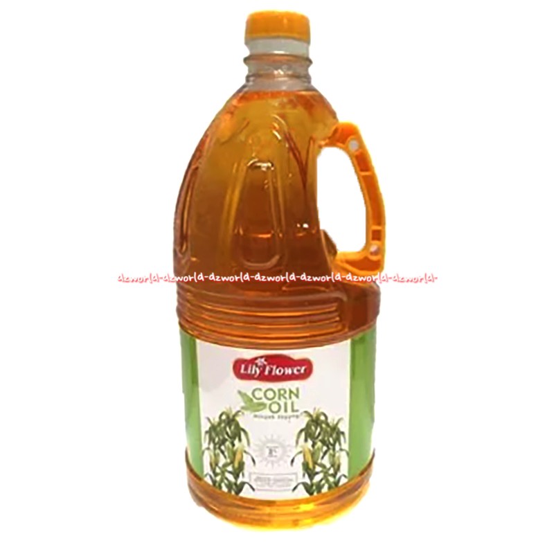 Lily Flower Corn Oil 2L Minyak Goreng Lili Flowers Corns Oils Migor 2 Litter Minyak Jagung Korn Oliy Lilyflower