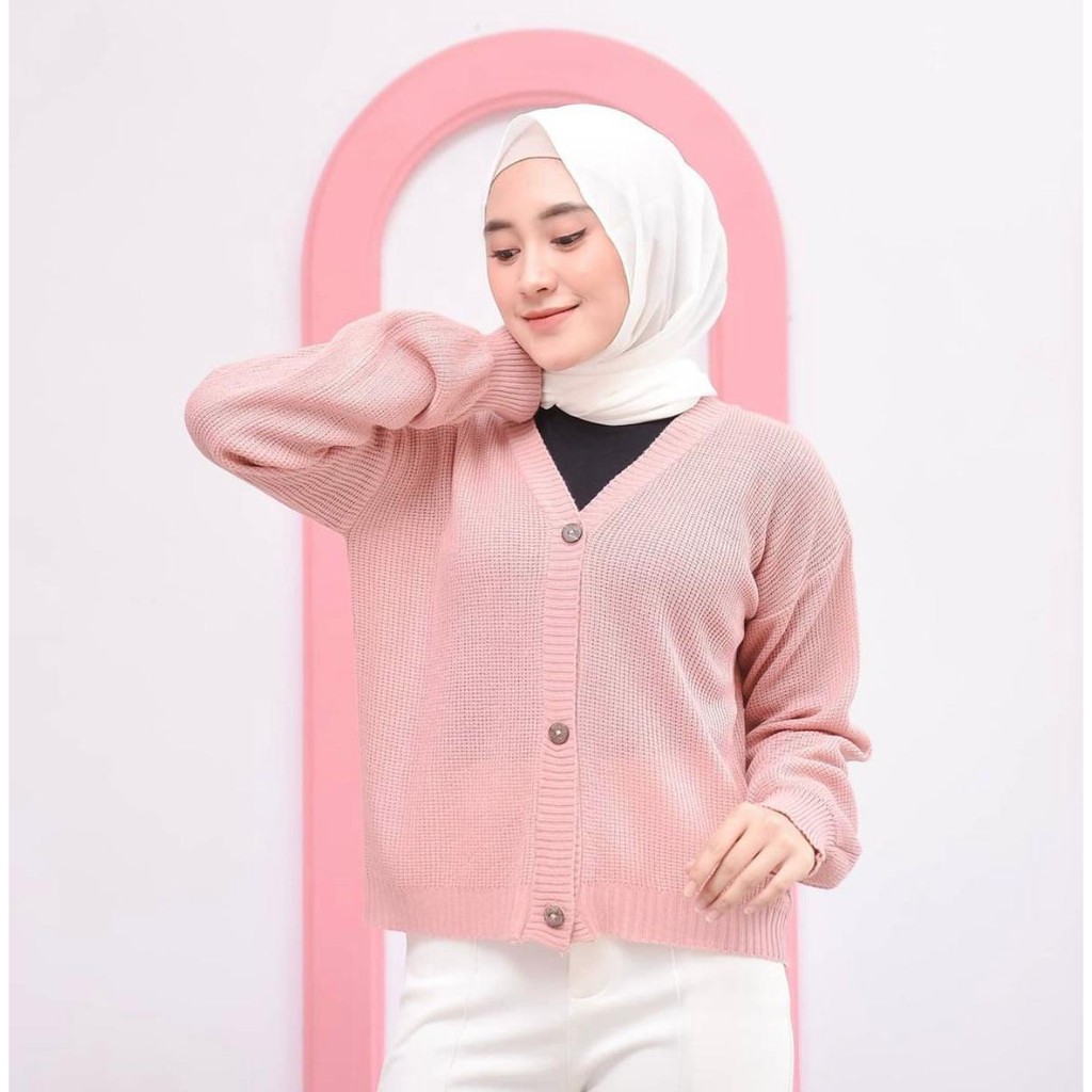 Tokomilkan - Cardigan Wanita Rajut Halus SHIREEN CARDY