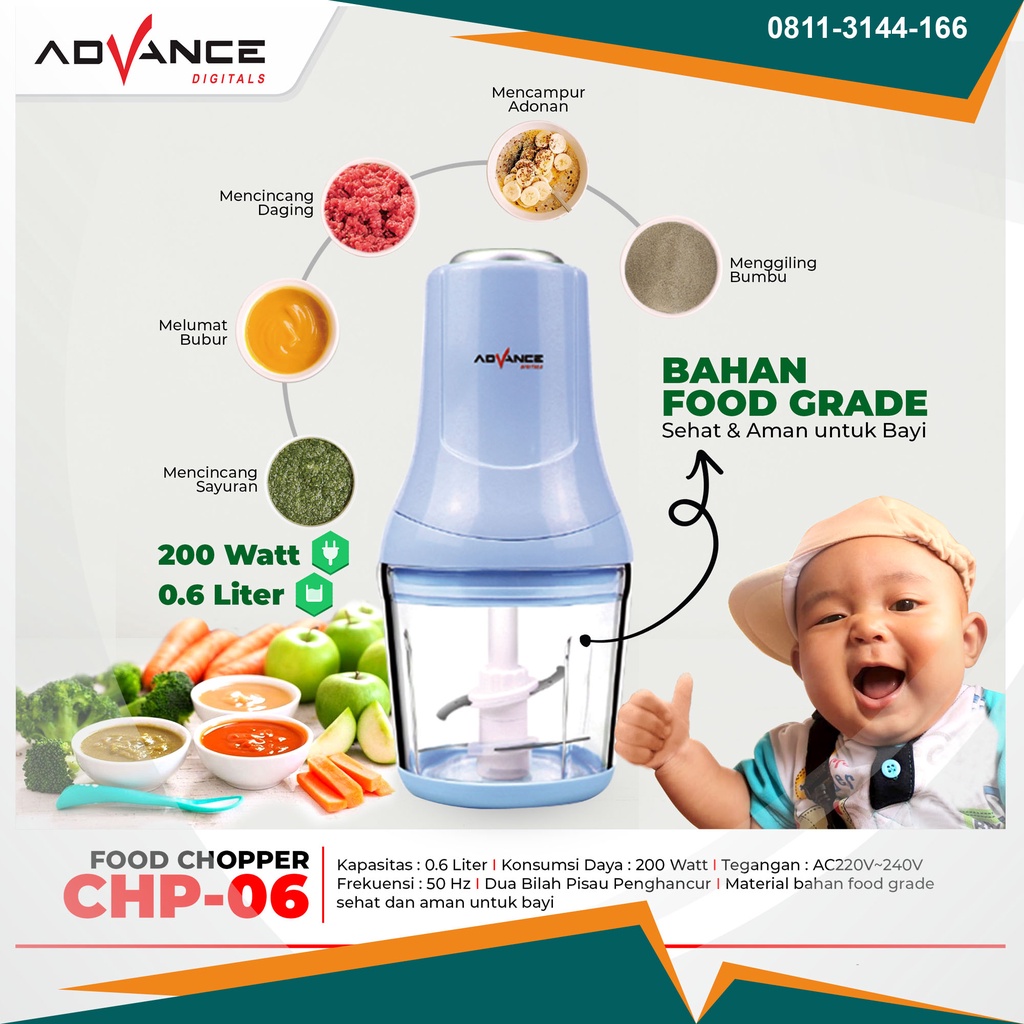 Food Chopper Advance CHP 06 - Blender Kapsul
