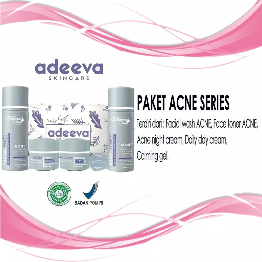 ADEEVA PAKET ACNE SERIES/CREAM ADEEVA ACNE