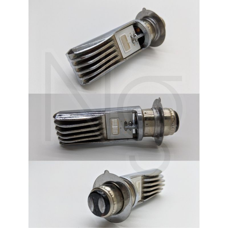 lampu utama led headlight H6 M5 high low 2 sisi COB warna hi lo bebek/matic