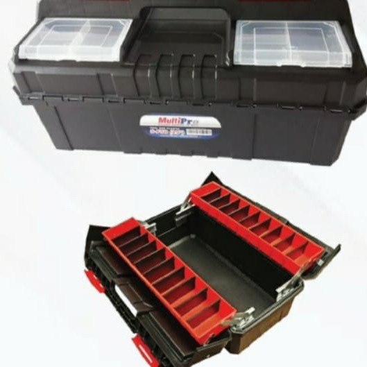 tool box plastik 25inch toolbox plastic 2 susun penyimpanan