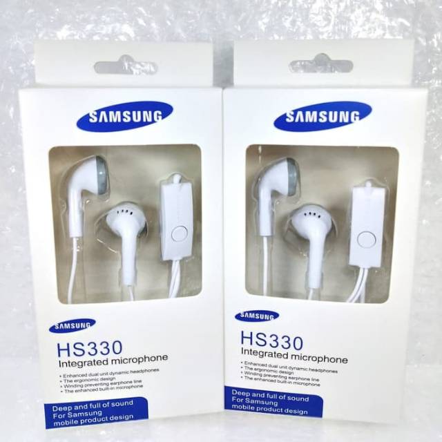 Handsfree earphone Headset Stereo HS330 HS 330 | Shopee Indonesia