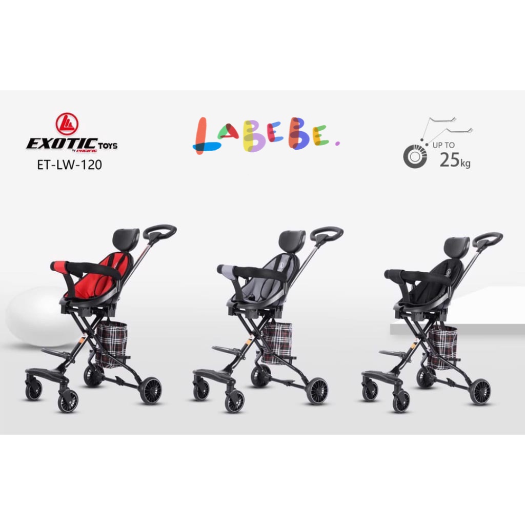 Stroller Portable Kereta Dorong Bayi Exotic LW 120