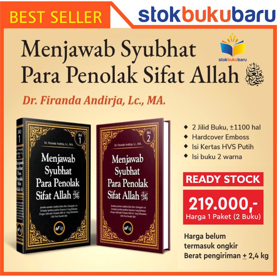 Buku Menjawab Syubhat Para Penolak Sifat Allah Ustadz Firanda Andirja