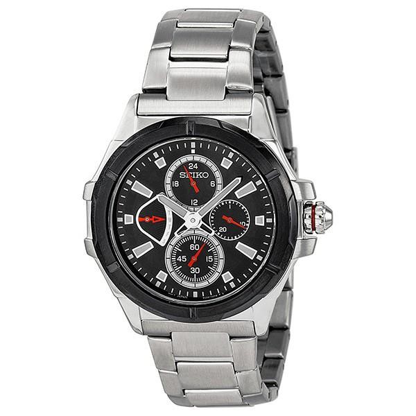 Seiko Lord SRL035P1 Retrograde Black Dial Jump Day | Jam Pria SRL035