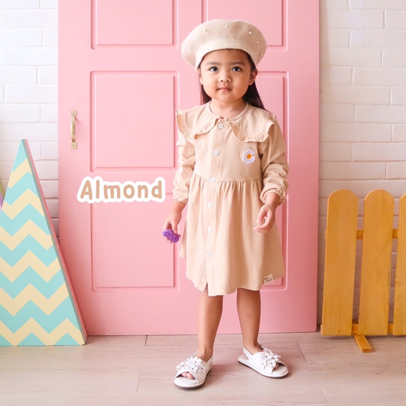 Tunik Anak Daisy / Dress Anak Lengan Panjang / Baju Anak Perempuan 1-5 Tahunk