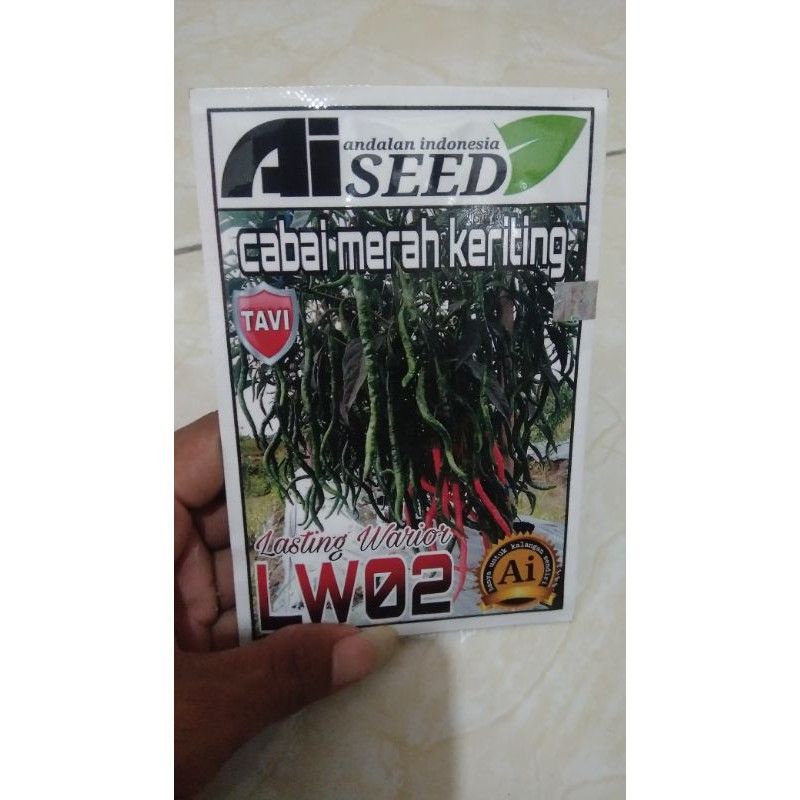 Benih Cabe Keriting  Lw 02 Unggul kemasan 10gr Hibrida