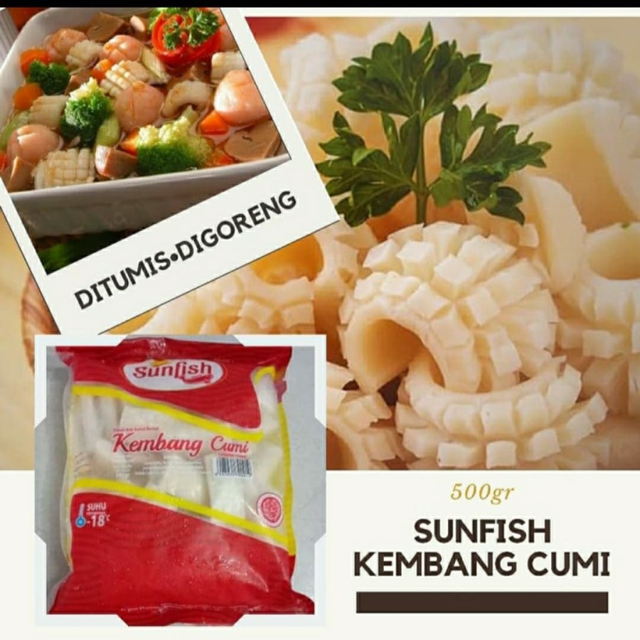 SUNFISH KEMBANG CUMI 500 GR / SQUID FLOWER