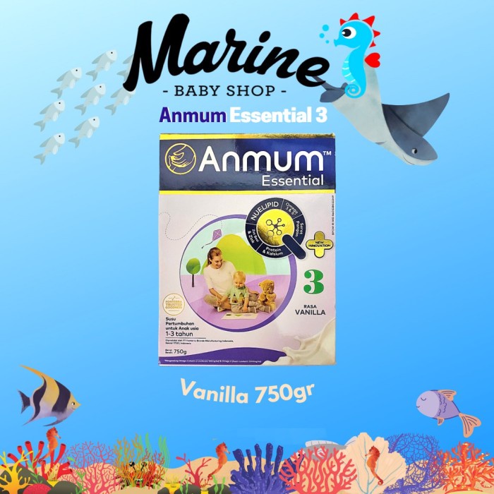 Anmum Essential 3 Vanilla 700gr Susu Pertumbuhan Anak Usia 1-3 tahun