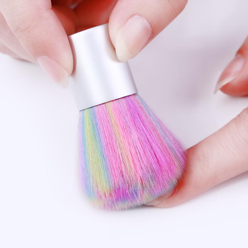 1pc Brush Pembersih Debu Kuku Palsu Akrilik Uv Gel Untuk Nail Art