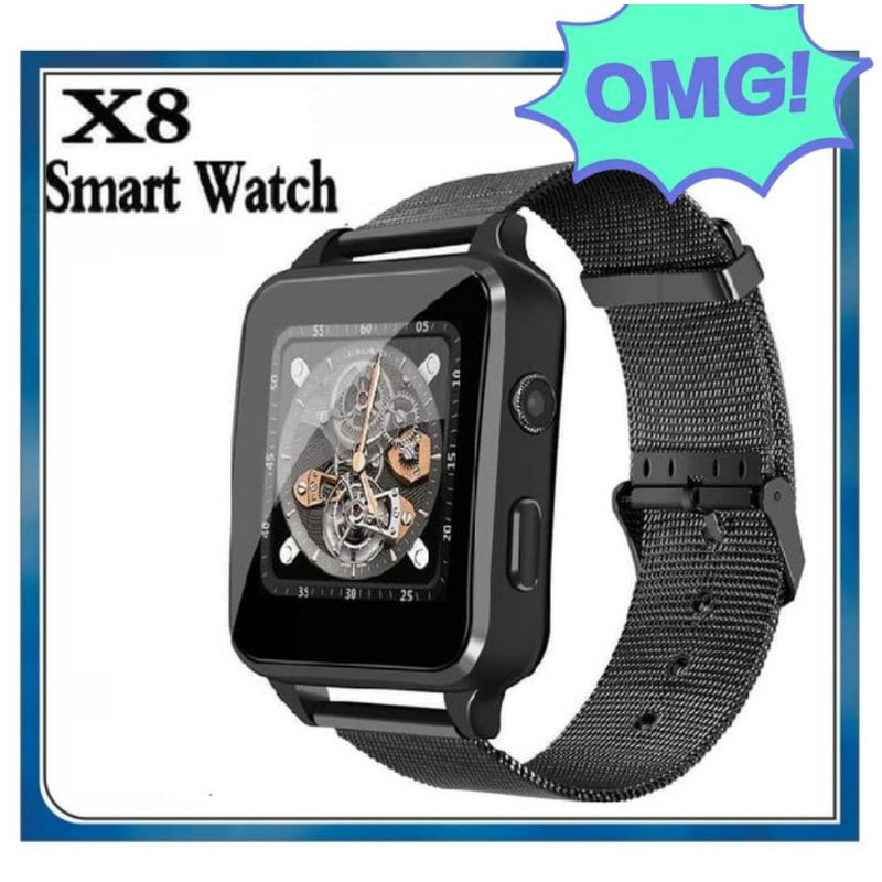 SMARTWATCH X8 - jam tangan pintar X8 sim card / kamera / TF card
