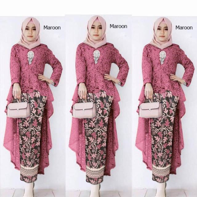 (BISA COD✔️)SET JAWI KEBAYA CT 6 WARNA GOOD QUALITY