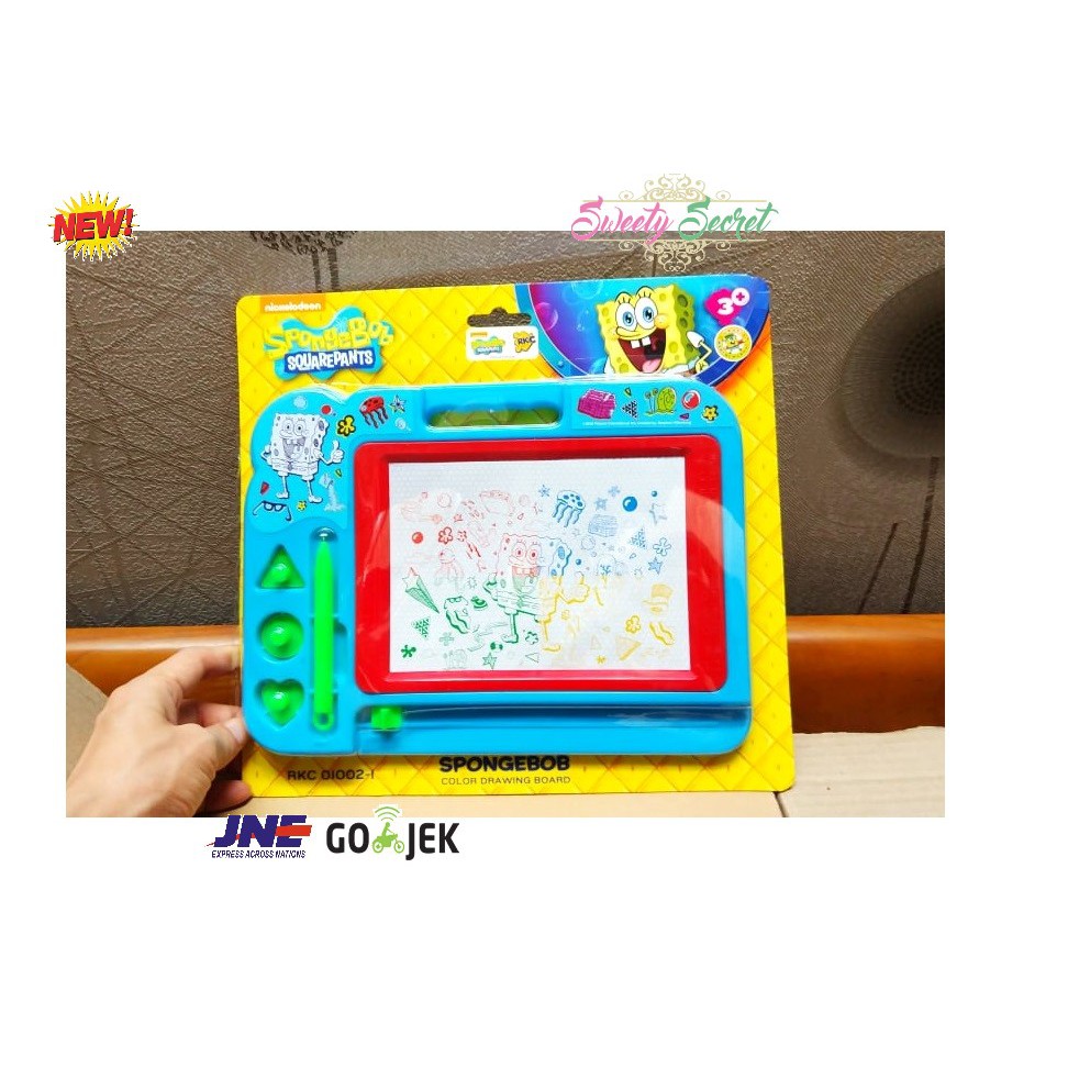 

Papan Alat Tulis Magnet Spongebob ( Warna Ungu - Hijau - Biru Muda )