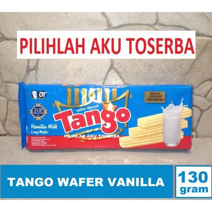 

TANGO WAFER VANILLA 130 GR - ( HARGA 1 KARTON ISI 24 PCS )