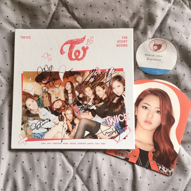 TWICE THE STORY BEGINS SIGNED ALBUM MWAVE