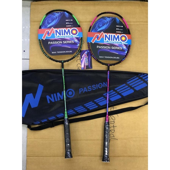 Promo Raket Bulutangkis Nimo Passion 300 Original Free Cover