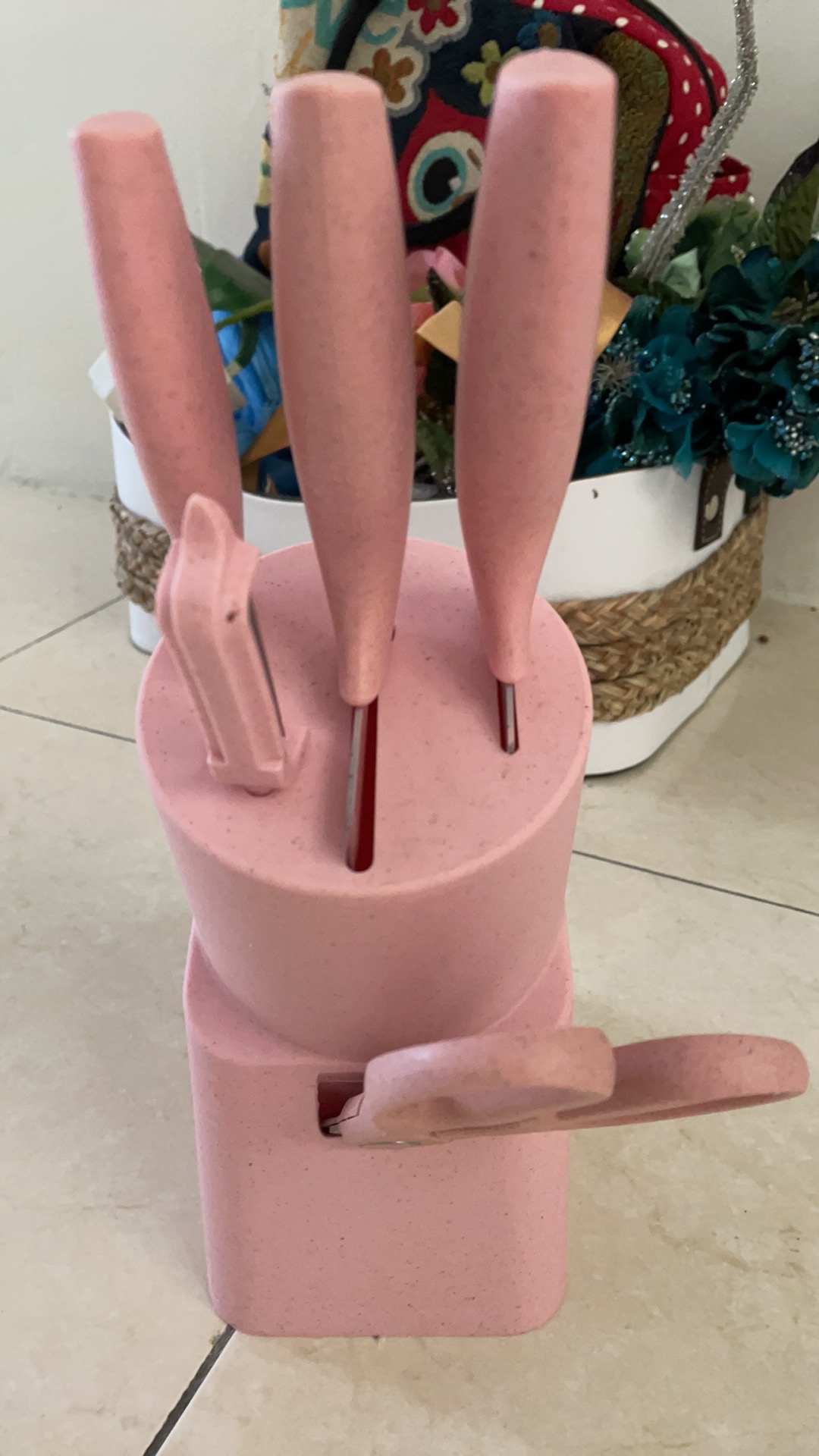 Kitchen Knife Set / Pisau Tatakan Pengupas Gunting Dapur Set