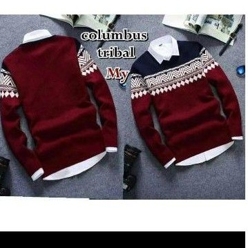 Atasan/Sweater Rajut Pria COLOMBUS Tribal good quality