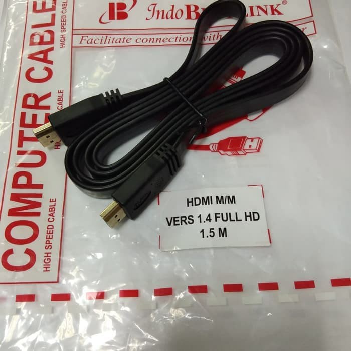 Kabel HDMI 1,5 Meter Flat Standard Cable