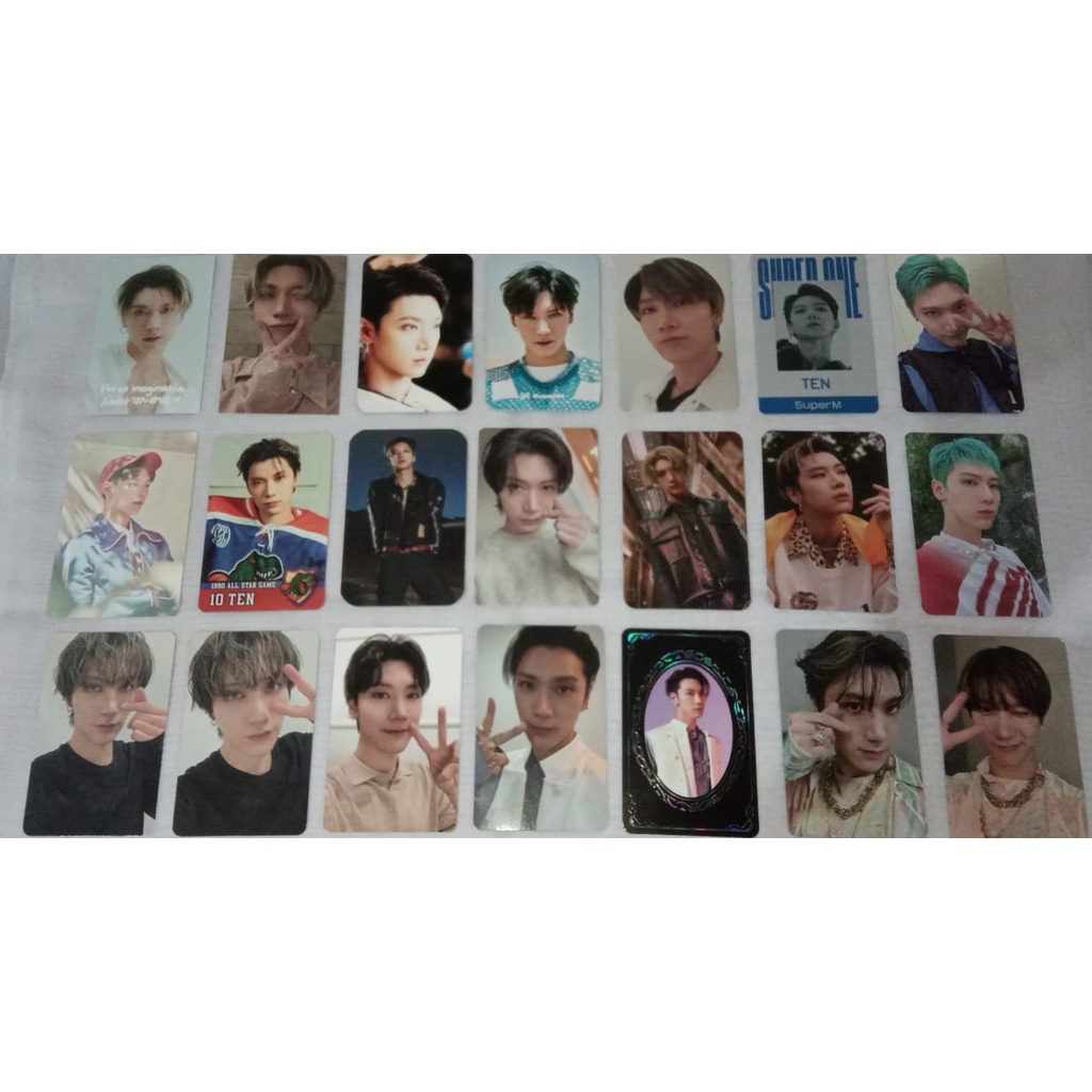 TEN WAYV NCT SUPERM PHOTOCARD