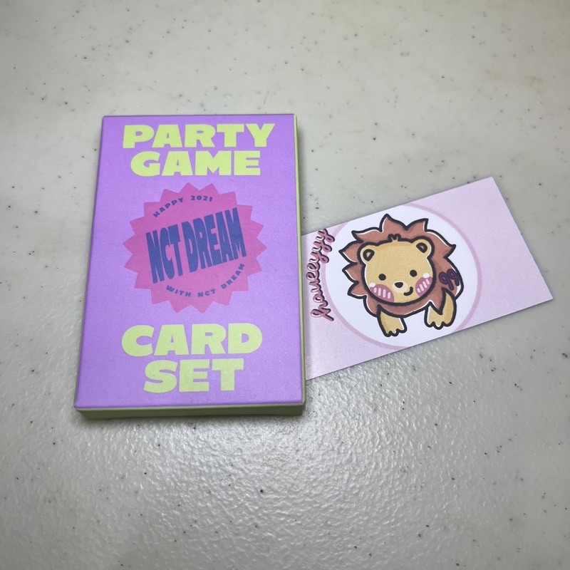 [NCT DREAM] Season Greeting 2021 Party Game Card Set Photocard | PC SG21 Mark Renjun Jeno Haechan Ja