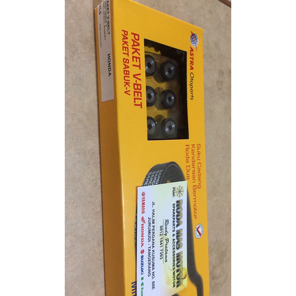 Paket vanbelt beat spacy scoopy karburator