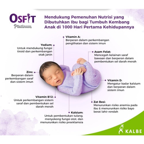 OSFIT PLATINUM BOTOL - Multivitamin Ibu Hamil Menyusui Janin Suplemen